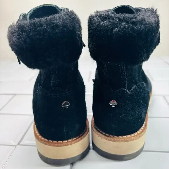 Kate Spade New York BLACK‎ SPORT SUEDE Women's Maira Hiking Boot, US 6 M - Picture 7 of 11